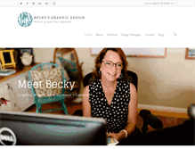 Tablet Screenshot of beckysgraphicdesign.com